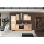 M&ouml;belix Einbauk&uuml;che K&uuml;chenblock M&ouml;belix Nepal Sonoma Eiche/kaschmir B: 280cm