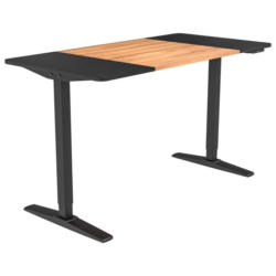 Schreibtisch B 140cm H 71-116 Cm Milan 2, Schwarz