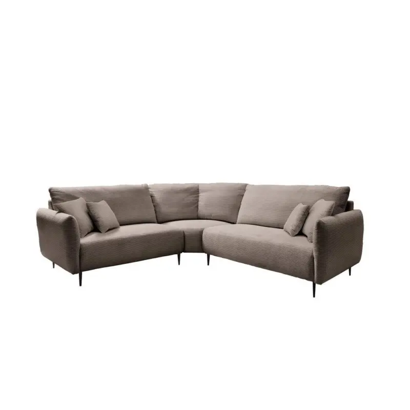 Ecksofa Vanilla Graubraun S: 256x256 Cm