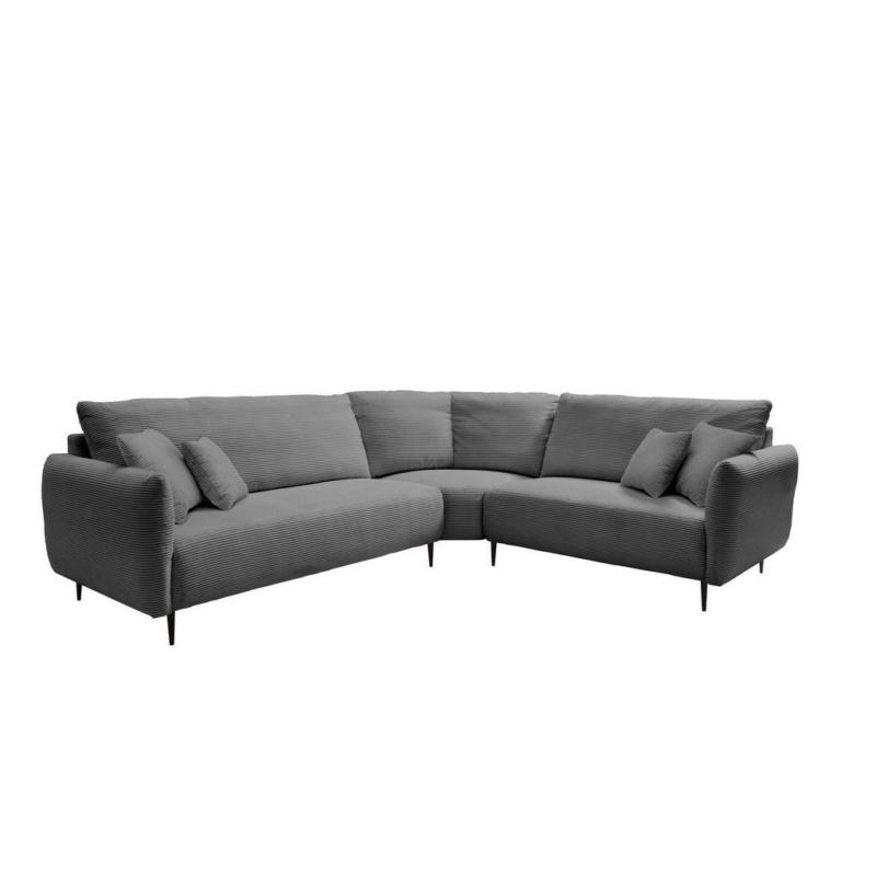 Ecksofa Vanilla Grau S: 294x256 Cm