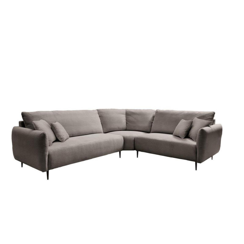 Ecksofa Vanilla Graubraun S: 294x256 Cm