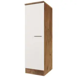Küchen-Hochschrank Avila B: 50 cm Eichefarben/Magnolie