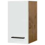 Möbelix Küchenoberschrank Avila Eichefarben/Magnolie B: 30 cm