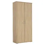 Möbelix Drehtürenschrank 85cm Twin 2 Alpinweiß Dekor