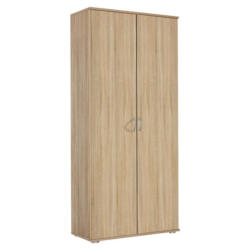 Drehtürenschrank 85cm Twin 2 Alpinweiß Dekor