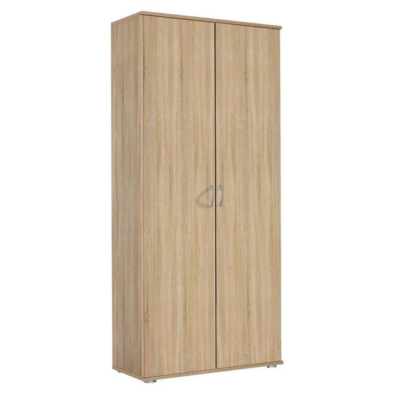 Drehtürenschrank 85cm Twin 2 Alpinweiß Dekor