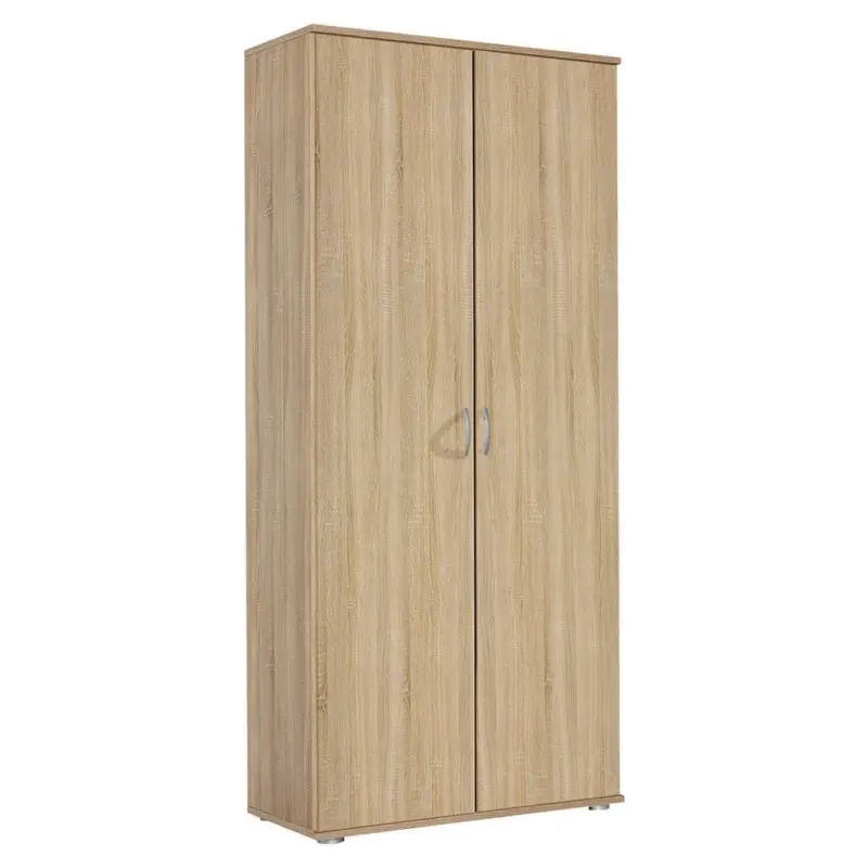 Drehtürenschrank 85cm Twin 2 Alpinweiß Dekor
