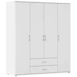 Drehtürenschrank Mit Schubladen 168cm Paul 4