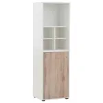 Möbelix Aktenschrank Holzwerkstoff Weiß/Wildeiche B: 50,9 cm