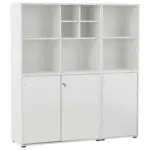 M&ouml;belix Aktenschrank Holzwerkstoff Wei&szlig; B: 165,2 Cm