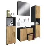 Möbelix Badmöbel-set 4-tlg. Flandu 123 Cm Eiche Dekor
