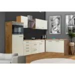 M&ouml;belix Einbauk&uuml;che Eckk&uuml;che M&ouml;belix Avila Eichefarben S: 280x170 cm