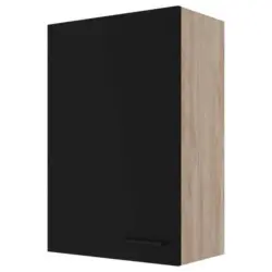 Küchenoberschrank Capri Eiche/Schwarz B: 60 cm