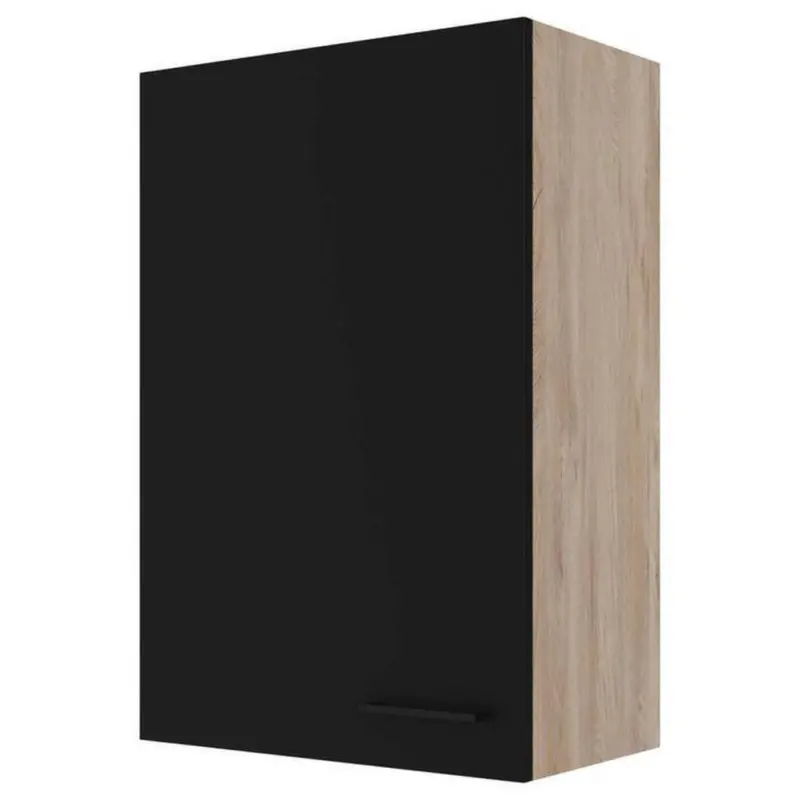 Küchenoberschrank Capri Eiche/Schwarz B: 60 cm