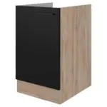 M&ouml;belix Sp&uuml;lenunterschrank Capri Eiche/Schwarz B: 50 cm