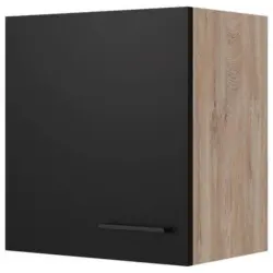 Küchenoberschrank Capri Eiche/Schwarz B: 50 cm