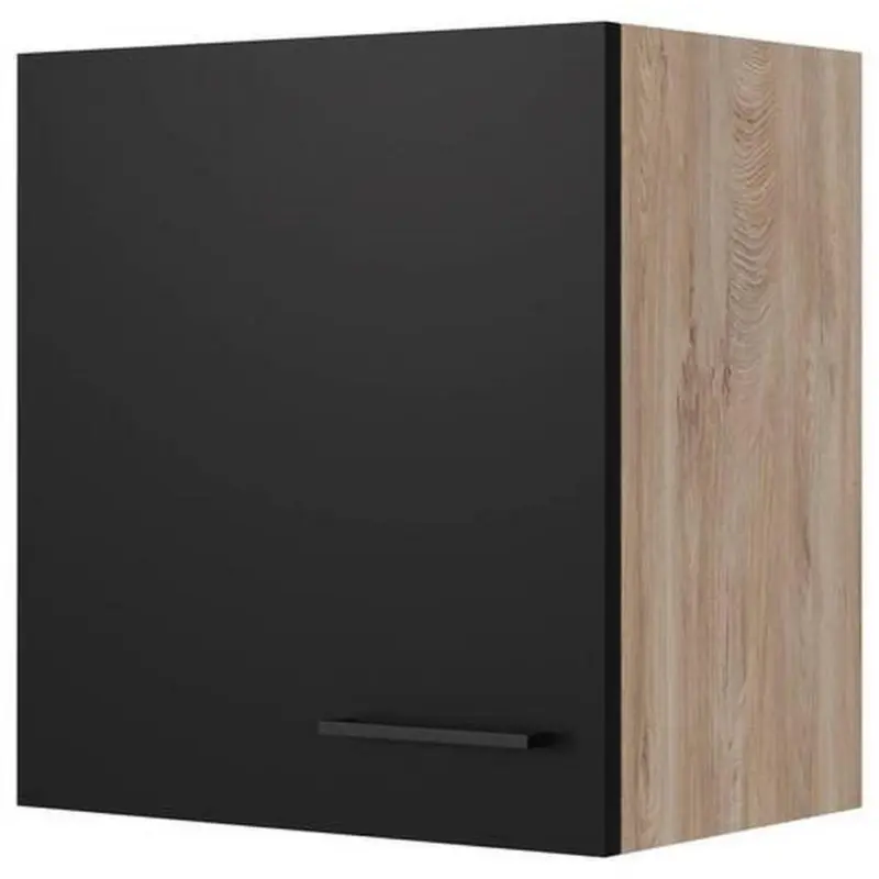 Küchenoberschrank Capri Eiche/Schwarz B: 50 cm