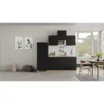 Möbelix Einbauküche Küchenblock Möbelix Capri Eiche/Schwarz B: 210 cm