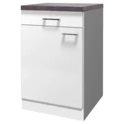 Küchenunterschrank Lucca Weiß B: 50 cm