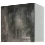 M&ouml;belix K&uuml;chenoberschrank Lucca Wei&szlig;/Graubraun B: 60 cm