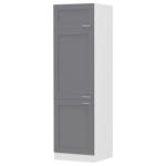 Möbelix Küchen-hochschrank Colura B: 60 Cm Anthrazit/weiß