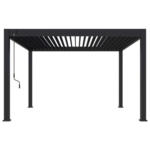 Möbelix Pergola Deluxe Plus 400x400cm Wetterfest, Gartenpavillon