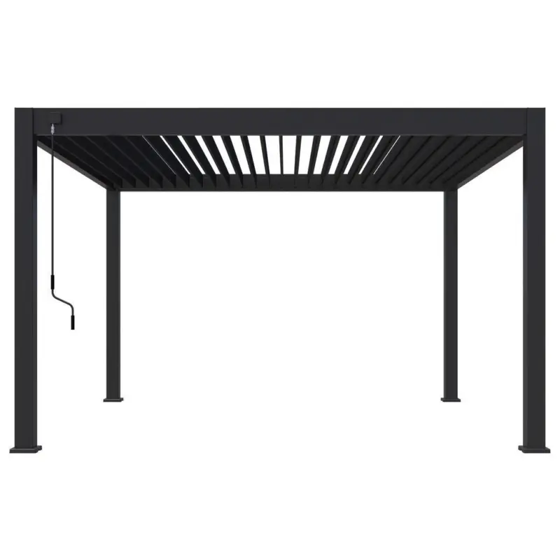 Pergola Deluxe Plus 400x400cm Wetterfest, Gartenpavillon