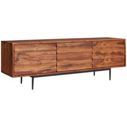 Sideboard Sheesham Sheeshamfarben B: 147 Cm