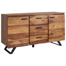 Sideboard 145 cm Sheesham, Sheeshamfarben