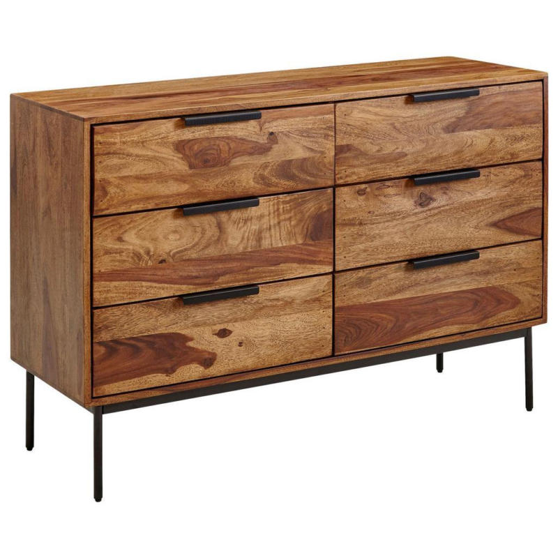 Sideboard Sheesham Sheeshamfarben B: 117 Cm