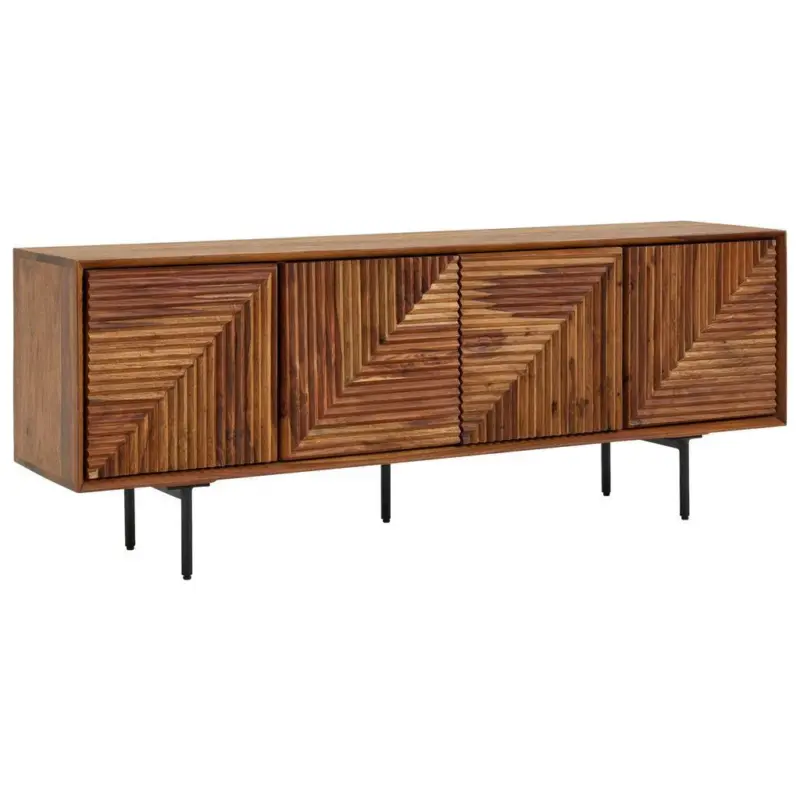 Sideboard Sheesham Sheeshamfarben B: 140 cm