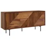 M&ouml;belix Sideboard Sheesham Sheeshamfarben B: 148 Cm