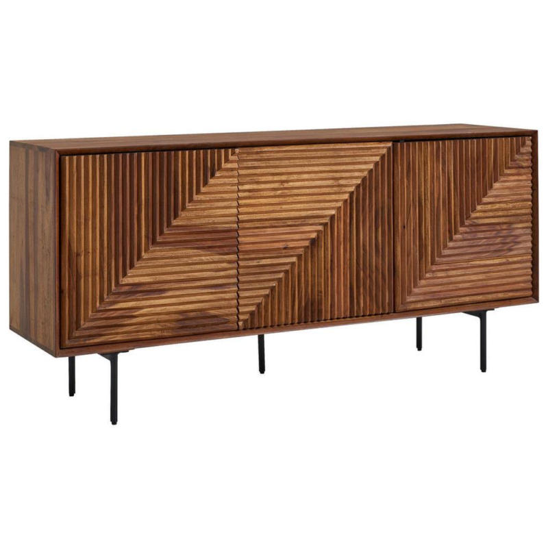 Sideboard Sheesham Sheeshamfarben B: 148 Cm