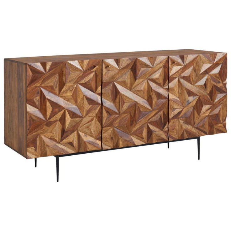 Sideboard Sheesham Sheeshamfarben B: 144 Cm