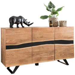 Sideboard Akazie Sheeshamfarben B: 148 Cm