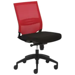 Drehstuhl My Optimax Rot Schwarz B: 65 Cm