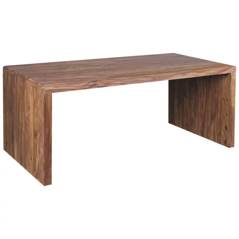 Schreibtisch B 90cm H 76cm Sheesham Sheeshamfarben