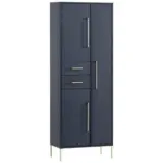 Möbelix Hochschrank Kenth Dunkelblau B: 67,1 Cm