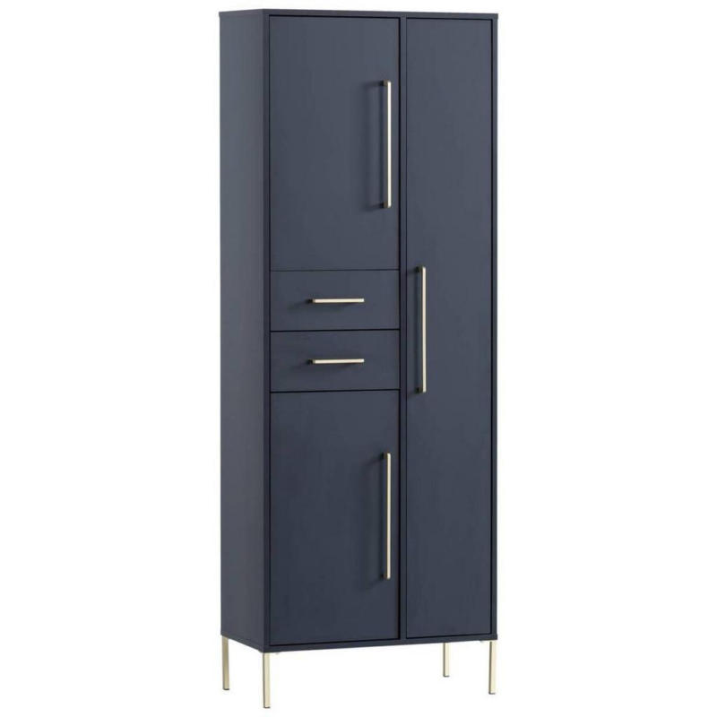 Hochschrank Kenth Dunkelblau B: 67,1 Cm