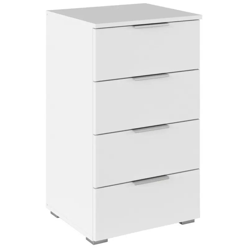 Nachtkästchen Alpinweiß Dekor H: 81 cm Mars 4l