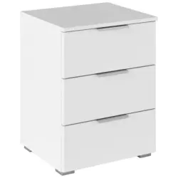 Nachkästchen Alpinweiß Dekor H: 62 cm Mars 3l