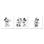 Möbelix Bild 3er-Satz,mickey&minnie Sketche