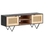 M&ouml;belix Lowboard Schwarz/braun, B: 120 Cm