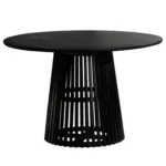 Möbelix Esstisch Schwarz, Dxh: 120x77 Cm