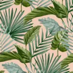 M&ouml;belix Vliestapete 52/1005 cm Bl&auml;tter