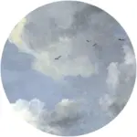 Möbelix Fototapete 125/125 cm Wolken