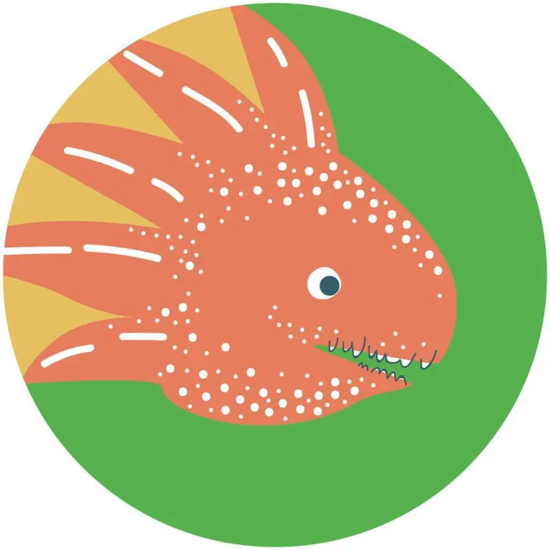 Fototapete 128 cm Dinosaurier