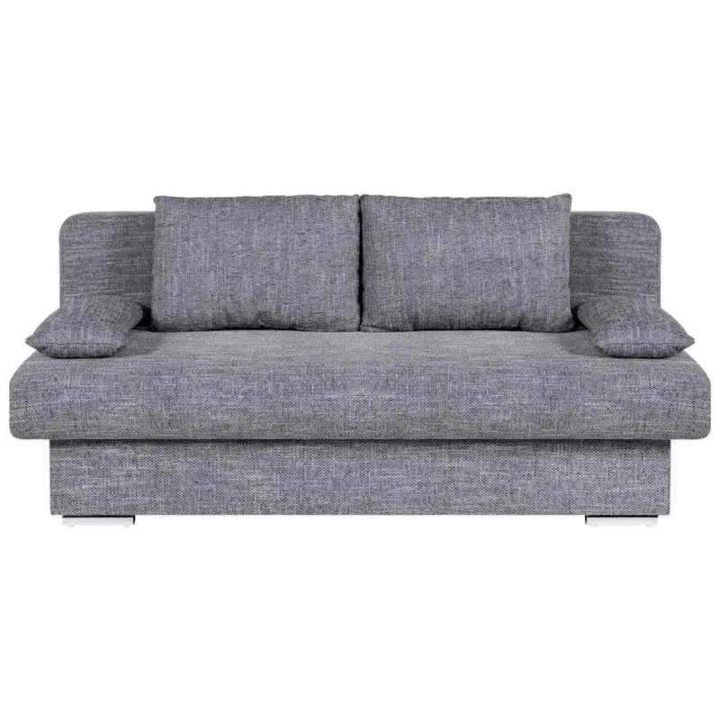 Schlafsofa Bora Grau Inkl. Bettkasten