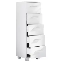 Highboard Zalo M Wei&szlig; B: 30 Cm