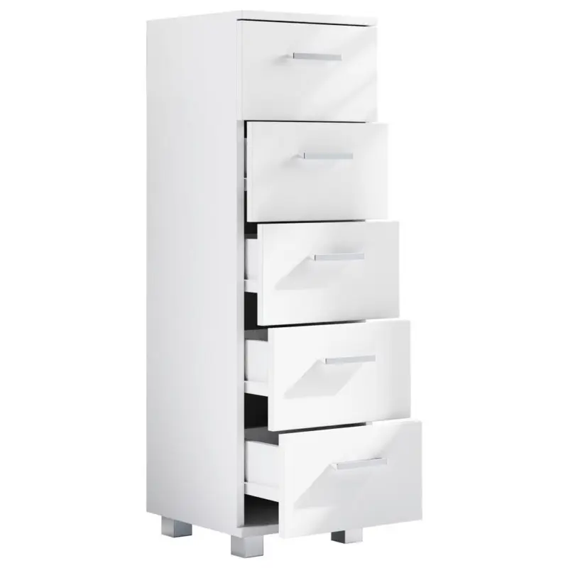 Highboard Zalo M Wei&szlig; B: 30 Cm